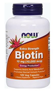 Now Foods Extra Strength Biotin 10000mcg  Veg Capsules